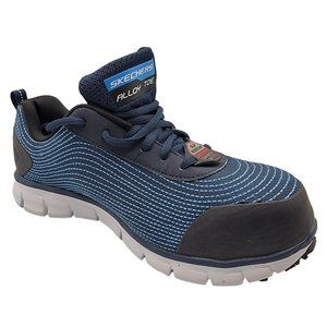 SINGLE Skechers Work Alloy Toe Safety Slip-Resistant Shoes Women 7.5 - AMPUTEE